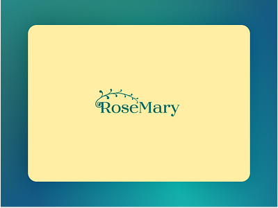 Rosemary logo branding graphic design logo rosemary studio visual identity