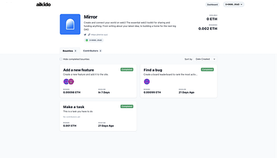Aikido Dashboard Redesign