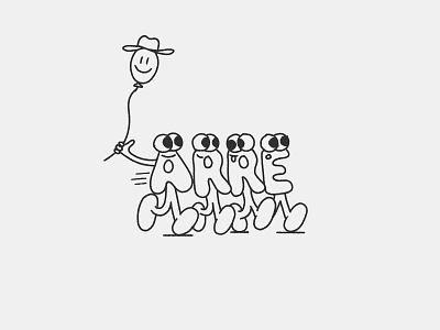 Arre arre arre cartoon ciudad juarez design happy illustration mexico smiley typography