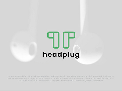 Headplug logo abstract apparel brand logo branding geometric icon illustration logo logodesign modern logo symbol ui