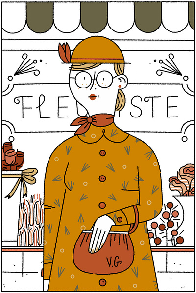 Chez le fleuriste childrens books flower shop
