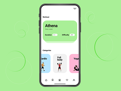 Fitness App app apple health design fitness graphic design health landing page mobile app samsung health ui ux