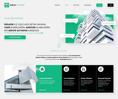 A homepage design for a SAAS startup. saas ui web design