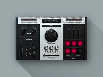 Takeshy GUI Toolkit for VST Design analog audio app graphic design gui kontakt music plugin psd synth toolkit ui uimother user interface ux design vst vst design vst plugin