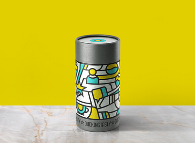 I ducking love yellow. bar bistro branding cafe cafe branding coffee colorful branding colorful packaging design experimental geometric icosaedru illustration packaging patterns sleek packaging tasty vector vibrant colors yellow