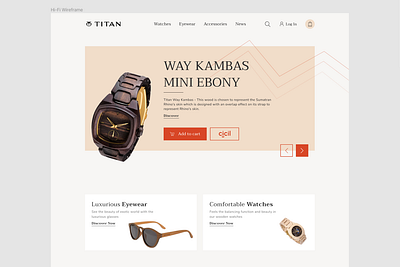 Titan watch website Design 3d animation app branding design graphic design illustration logo motion graphics typography ui ux vector