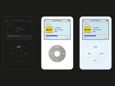 Music Player illustration ui ux