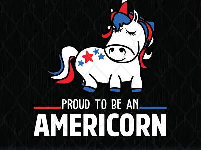 Proud To Be An Americorn Unicorn americorn proud to be an unicorn