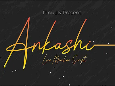 Ankashi Monoline Font Script branding film font font monoline script wedding font