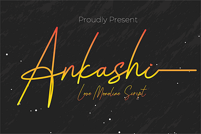 Ankashi Monoline Font Script branding film font font monoline script wedding font