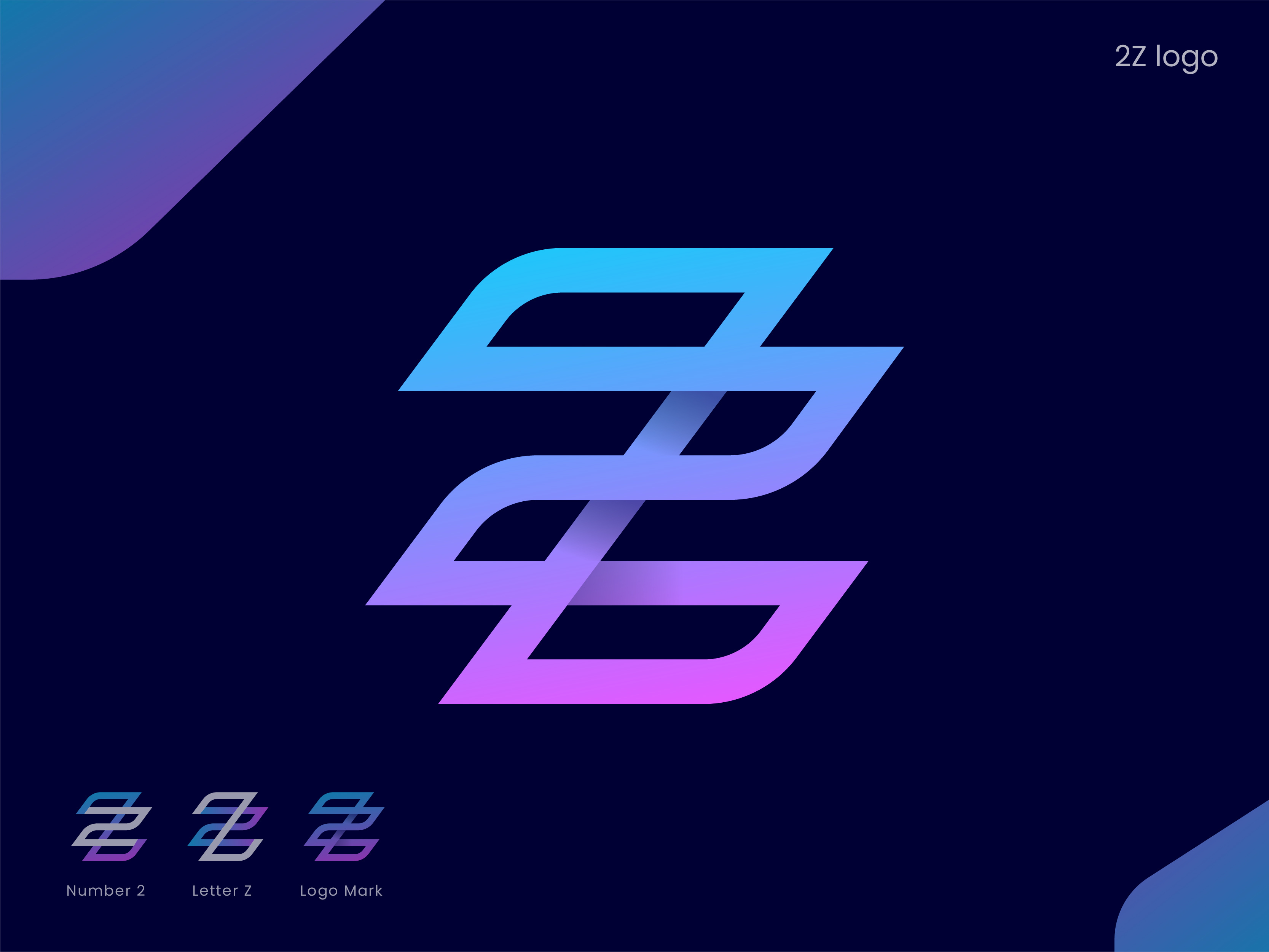 Example of 3D Lettermark Logo Design