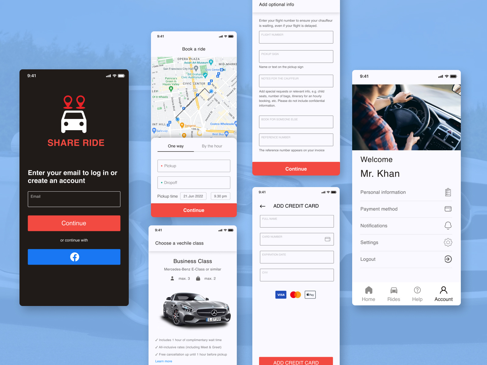 Example of Mobile App UI UX Design