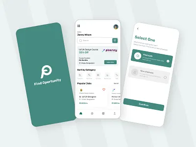 Job Finder App UI Design app design dashboard design design graphic design ios app job finder app landing page design mobile app ui ui design uiux uiux design ux ux design web design