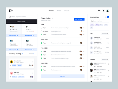 Task Management - Dashboard app design dashboard design management manager plan project managing projects task team team planner to do ui ui design uiux