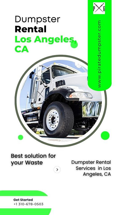 Rent A Dumpster In Los Angeles ,CA To Store Your Garbage [Pirate california dumpster los angeles rental