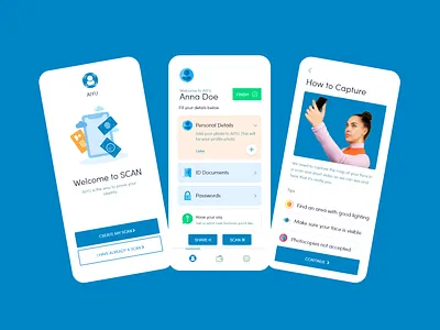 SCAN APP adobe xd app design figma ui ux xd design