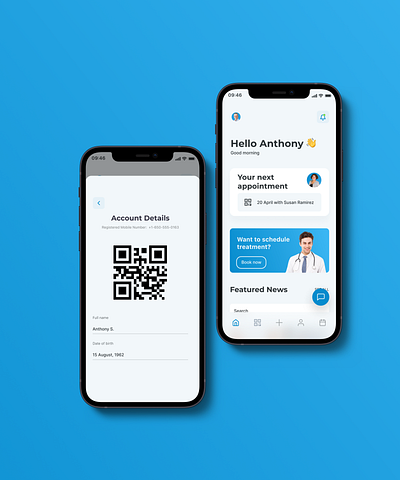 Medical App design figma mobile ui ux