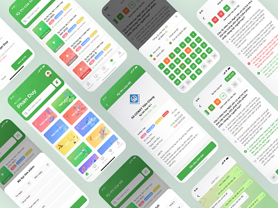 ELEARNING CLS K12 - MOBILE APP UI/UX design education elearning figma illustration ui