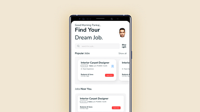 HyreMe Jobs Search UI 2020 2021 best design beautiful branding design design app design art haspr illustration logo ui