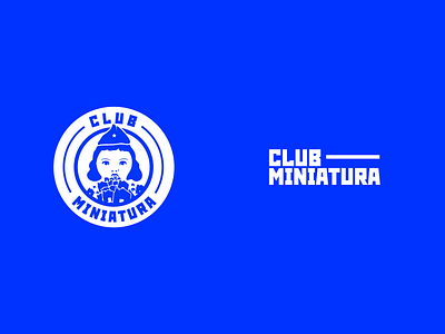 Logos for miniature handmade design studio blue brand branding graphic design identity logo logos miniature studio