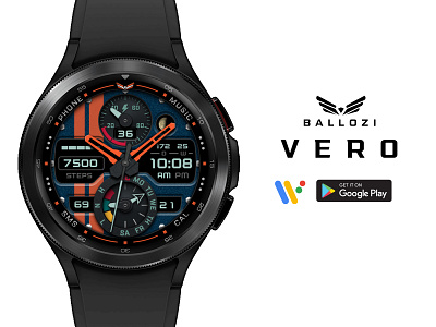 BALLOZI VERO Wear OS Watch Face galaxywatch4 oneui playstore playstoreapp samsung watch watchface watchfaces wearable wearos