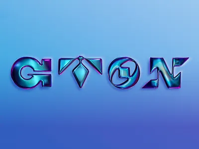 Chromeotype 3d chrome chromeotype design graphic design irridescent logo type typography