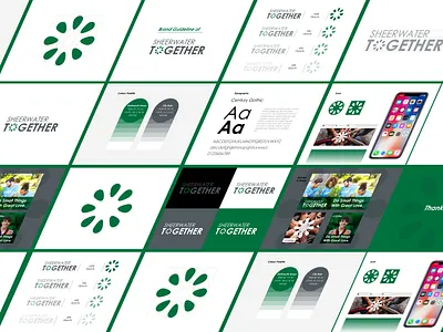 Shherwater Together Brand Guideline abstract logo branding charity brand guideline charity logo circle logo logo monogram logo sarwar ahmed shafi typography logo uk volunteer logo unity logo volunteer logo