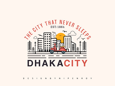 Monoline Dhaka City logo 3d animation artlogo branding city city illustration citylogo dhaka graphic design handcraftlogo handdrawnlogo illustration lineartlogo logo minimal logo monolinelogo motion graphics simplelogo ui vintagelogo