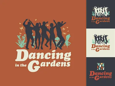 Dancing in the Gardens botanical gardens branding dance dancing gardens hip hop logo myriad botanical gardens okc oklahoma oklahoma city salsa