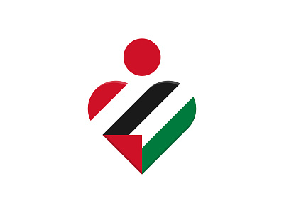 Unity of Indonesia and Palestine design logo indonesia logo palestine prayforpalestine savepalestine unity
