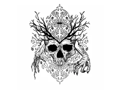 ILLUSTRATION – Skull graphic design illustration procreate