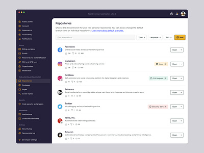 Dashboard UI Concept admin analytics chart dashboard data desktop dev figma interface list navigation repository sidebar sidenav stats table ui ux web