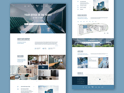 Lending Page Real Estate apartments design figma lending page minimalism offices real estate rent sale ui ux uxui