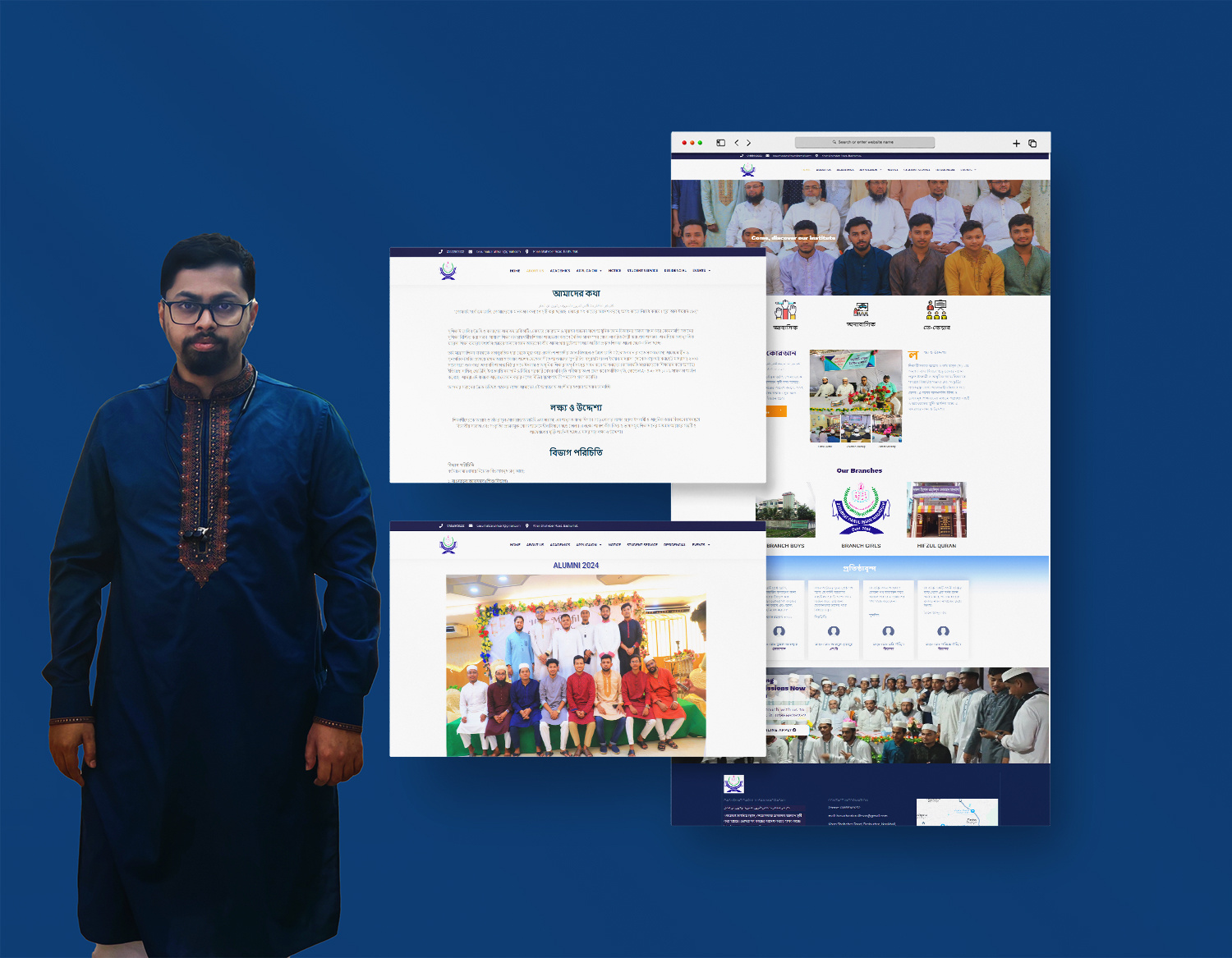 Example of Custom Word Press Responsive Website
