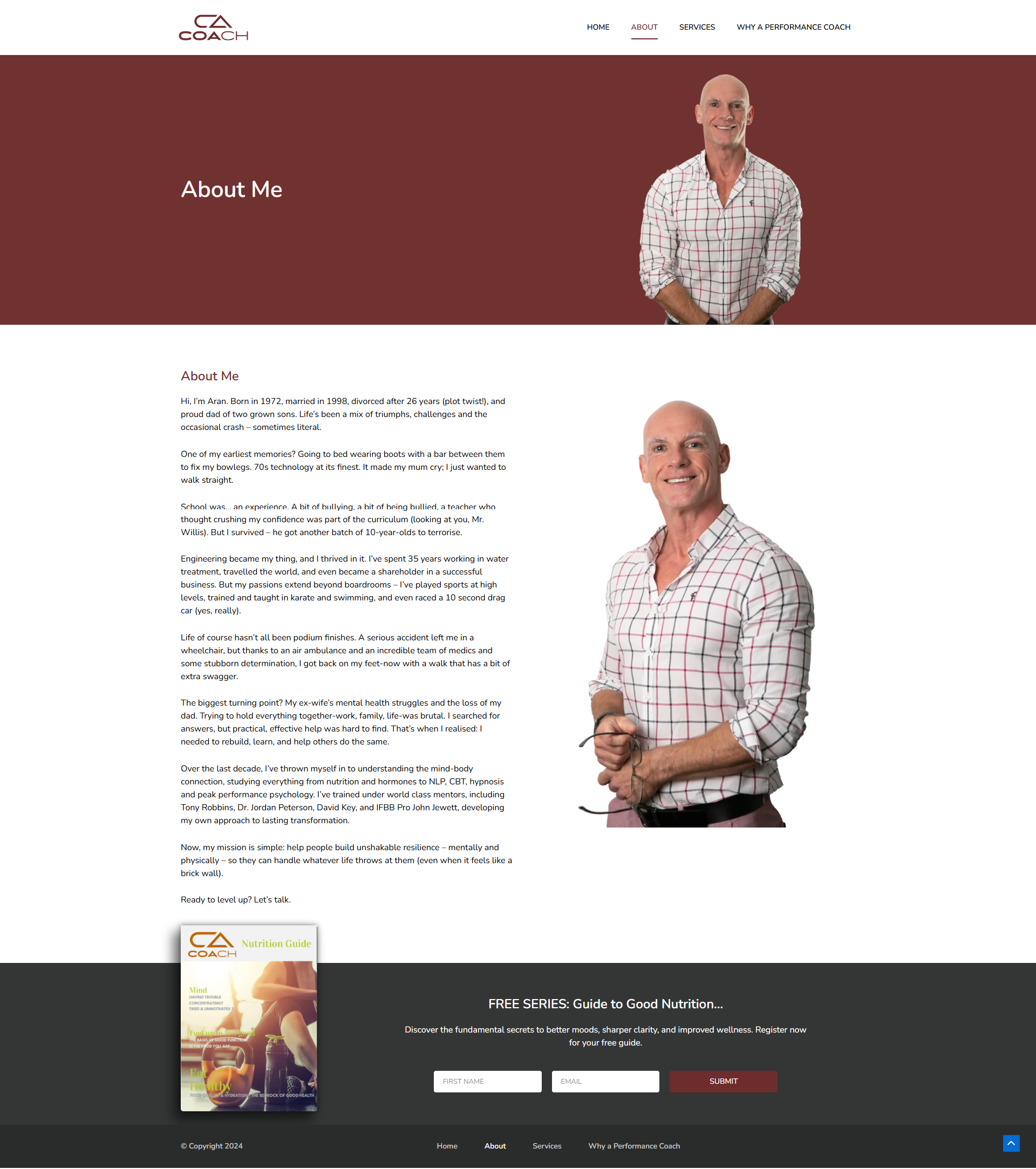 Example of Custom Word Press Responsive Website