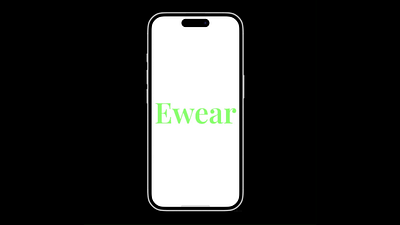 Ewear animation branding ui ux