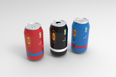 3D Object Model 3d animation branding design illustration logo motion graphics soda can ui ux