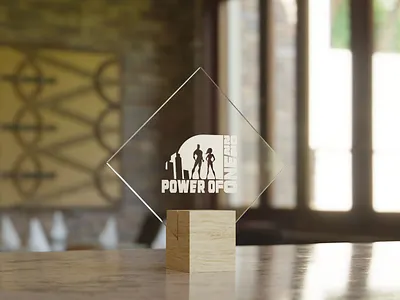 Event Trophy Design branding dentistry design event glass graphic design illustration logo print theme trophy typography