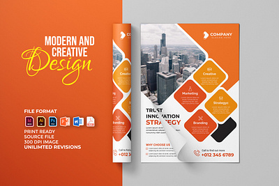 Modern & Creative Corporate Digital Flyer Design business business flyer construction corporate corporate flyer creative design digital flyer eflyer flyer flyerdesign medical flyer modern poster design professional promotion real estate template unique