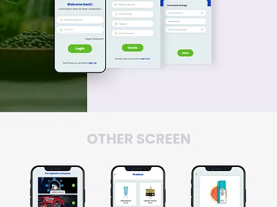 Native E-commerce App for Cannabis Product Store android app design ecommerce ios app logo marketplace mobile app native mobile app ui ux web website