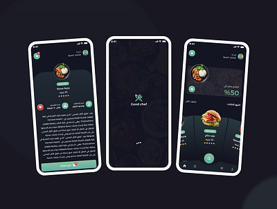 Food App app design ui uiux ux