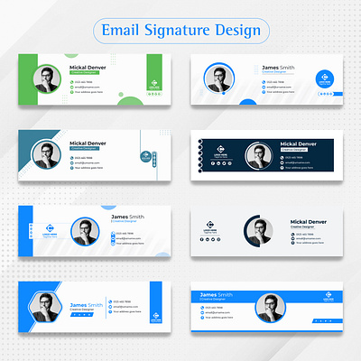 Email signature template or email footer advertising email email footer design email marketing email signature email signature template email template email template design footer modern email signature signature