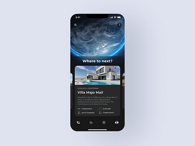 Travel App Design app app design awesome clean dark design earth mobile modern simple travel travelling ui uidesign