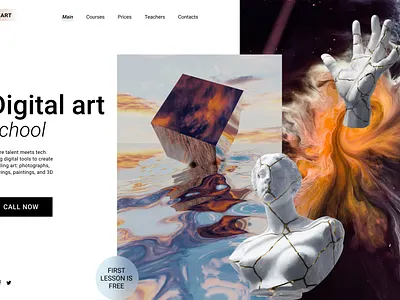 Digital art design logo typography ui ux