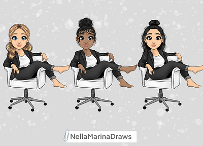 Monochrome Boss Babes boss babe planner