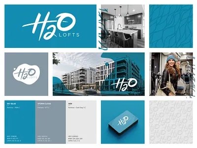 H2O Lofts apartment logo architecture brand identity branding community logo design design system graphic design grid handlettering identity illustrator layout logo logo anatomy logo design logo exploration logo inspiration logotype photoshop