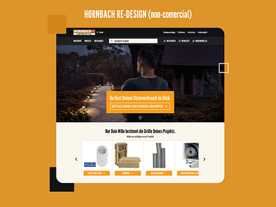 HORNBACH Website Re-Design app app design design hardware hardware store re design redesign shop ui uidesign web web design website website design