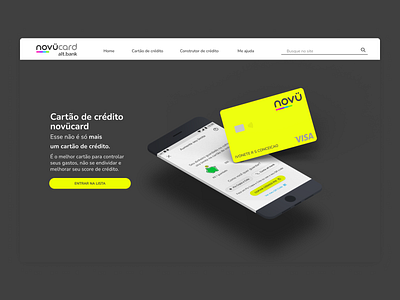 credit card landing page credit card fintech landing page ui ux website