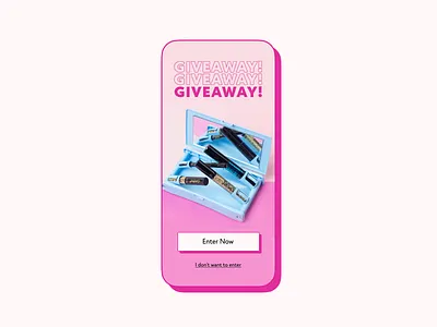 DailyUI #97 : Giveaway app dailyui design ui