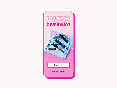 DailyUI #97 : Giveaway app dailyui design ui